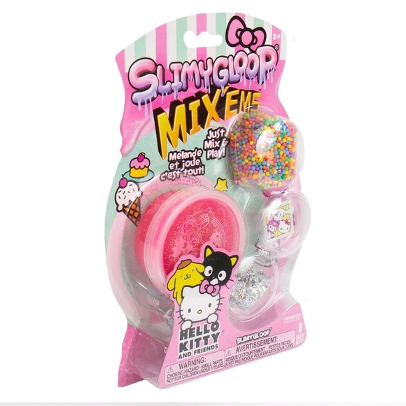 Hello Kitty and Friends Non Toxic Slimygloop Mix'ems Cinnamoroll Rainbow Slime - Picture 5 of 12